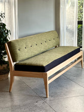 Load image into Gallery viewer, Mid-Century Oak Couch
