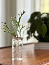 Load image into Gallery viewer, Post-Modern Block Glass Bud Vase
