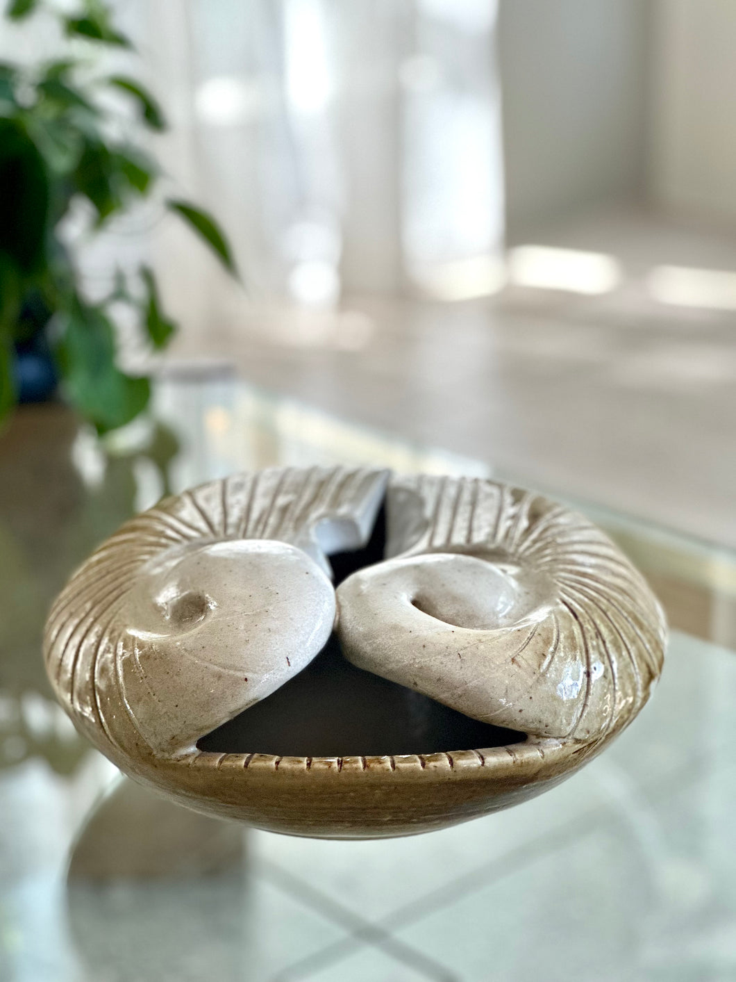 MCM Pottery Shell Bowl