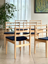 Load image into Gallery viewer, Set of Six Beechwood Dining Chairs - Nathan Furniture
