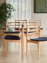 Load image into Gallery viewer, Set of Six Beechwood Dining Chairs - Nathan Furniture
