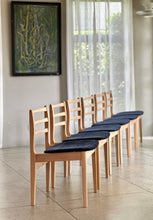 Load image into Gallery viewer, Set of Six Beechwood Dining Chairs - Nathan Furniture
