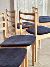 Load image into Gallery viewer, Set of Six Beechwood Dining Chairs - Nathan Furniture
