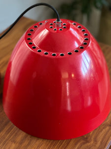 Retro Red Metal Pendant