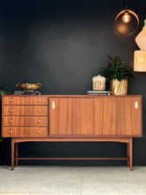 Load image into Gallery viewer, Retro Sideboard with Original Handles
