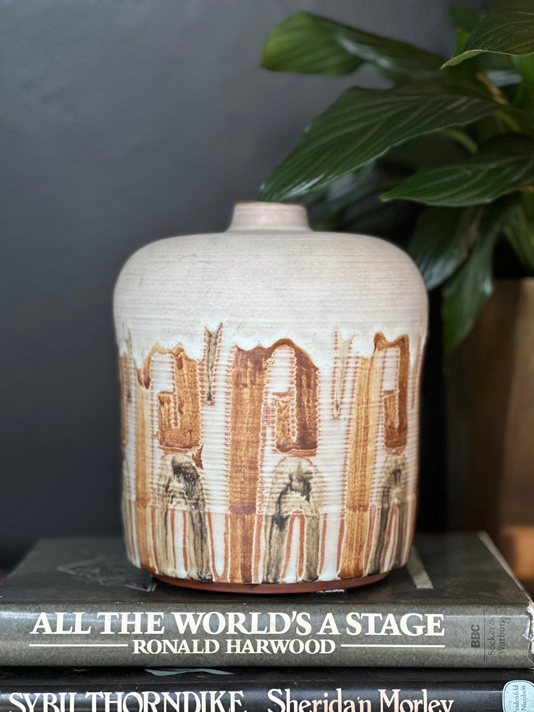 Patterned Pottery Vase