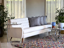 Load image into Gallery viewer, Mid-Century Three Seater Leather Couch
