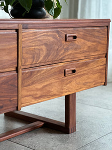 Mid-Century Low Chest of Drawers/Media Cabinet