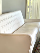 Load image into Gallery viewer, Mid-Century Three Seater Leather Couch
