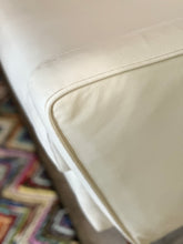 Load image into Gallery viewer, Mid-Century Three Seater Leather Couch
