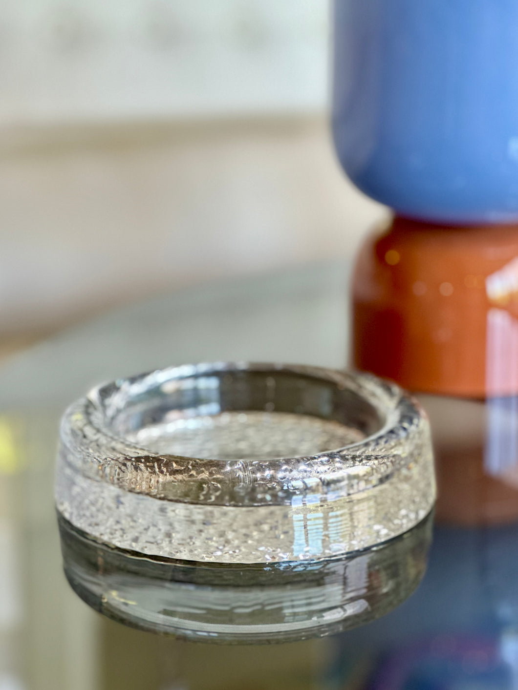 Clear Glass Catchall Bowl