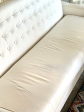 Load image into Gallery viewer, Mid-Century Three Seater Leather Couch
