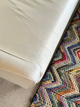 Load image into Gallery viewer, Mid-Century Three Seater Leather Couch
