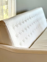 Load image into Gallery viewer, Mid-Century Three Seater Leather Couch
