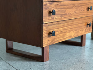 Chest Of Drawers /New Handles / Walnut Finish