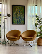 Load image into Gallery viewer, Pair of Zodiac Upholstered Chairs
