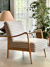Load image into Gallery viewer, Open Armchair with Scandinavian Influences

