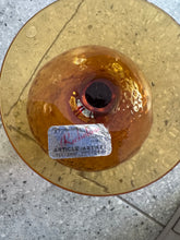 Load image into Gallery viewer, Amber Glass Brandy Snifter
