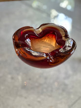 Load image into Gallery viewer, Ruby and Amber Murano Ashtray
