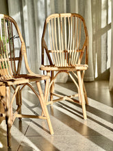 Load image into Gallery viewer, Pair Of Wicker Dining Chairs
