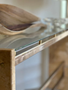 Travertine Console