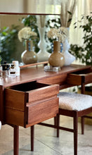 Load image into Gallery viewer, Mid-Century Teak Dressing Table with Matching Stool | c. 1960s
