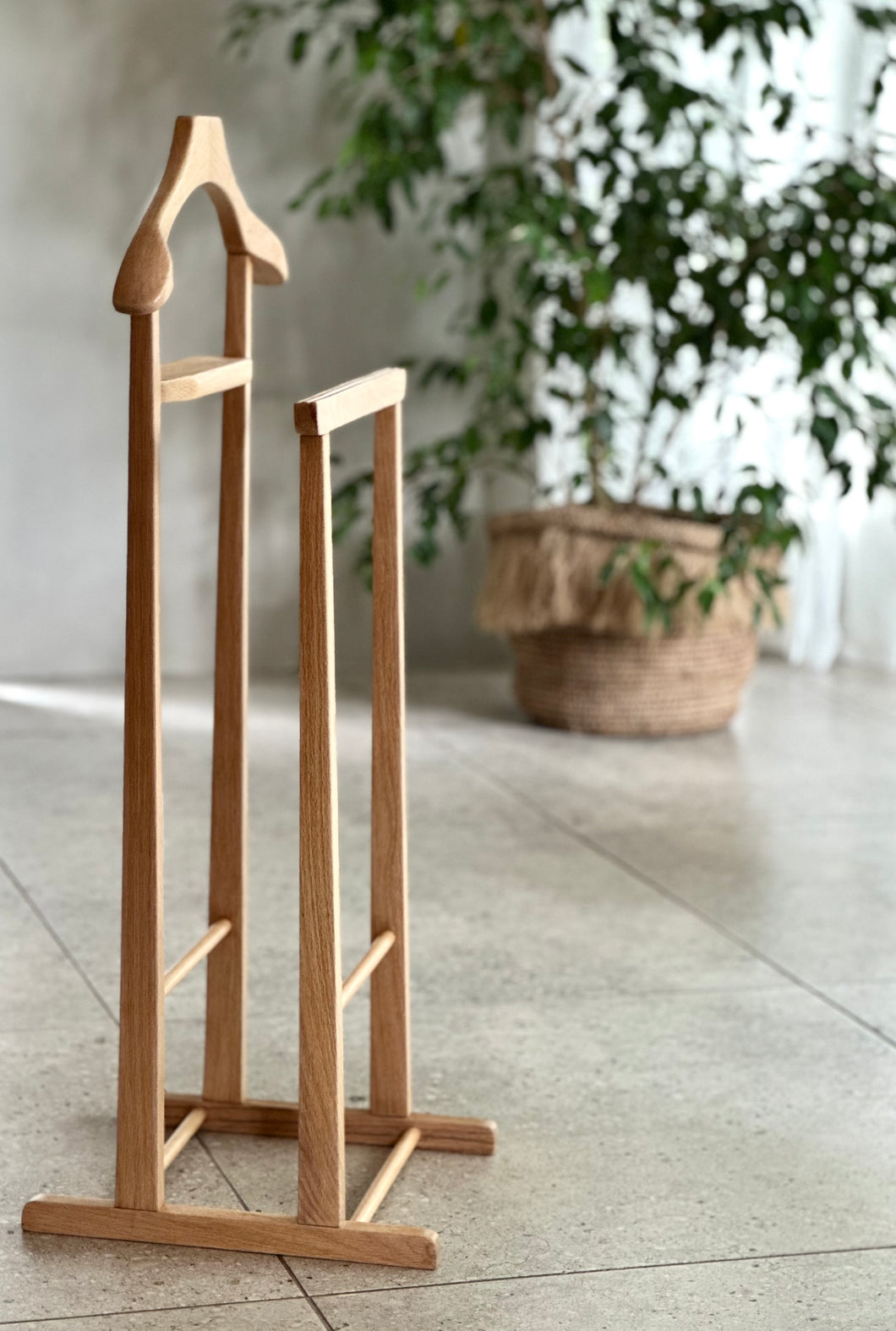 Solid Oak Dumb Valet