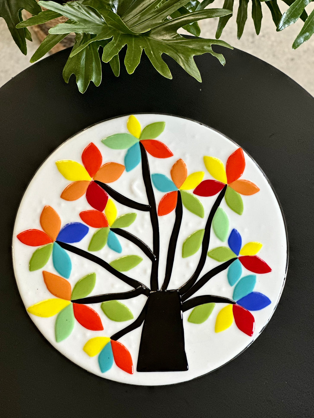 Decorative Glass Plate