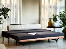 Load image into Gallery viewer, Vintage Sleeper Couch/Daybed - Steel Frame

