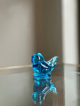 Load image into Gallery viewer, Quirky Glass Blue Bird
