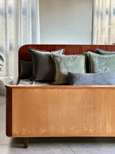 Load image into Gallery viewer, Art Deco-Style King Bed with Pedestals

