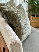 Load image into Gallery viewer, Vintage Sleeper Couch/Daybed - Steel Frame &amp; Wooden Backrest
