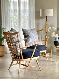 Pair Of Lubis Armchairs - Oak and Elm