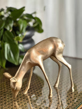 Load image into Gallery viewer, Vintage Brass Deer Figurine
