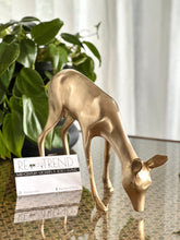 Load image into Gallery viewer, Vintage Brass Deer Figurine
