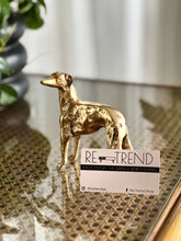 Load image into Gallery viewer, Brass Whippet Dog Figurine
