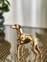 Load image into Gallery viewer, Brass Whippet Dog Figurine
