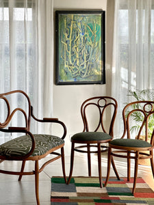 Pair Of Vintage Bentwood Chairs - Thonet Style