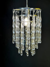 Load image into Gallery viewer, Glass Waterfall Style Chandelier
