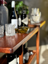 Load image into Gallery viewer, Scandinavian Extendable Two-Tier Serving | Bar Cart
