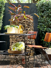 Load image into Gallery viewer, Retro Steel Garden Table with Side Tier
