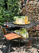 Load image into Gallery viewer, Retro Steel Garden Table with Side Tier

