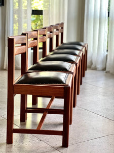 Solid Kiaat Dining Set (Table & 6 Chairs)