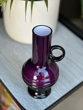 Load image into Gallery viewer, Vintage Grape Coloured Glass Vase
