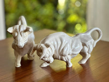 Load image into Gallery viewer, Pair of Retro Bull Ornaments
