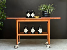 Load image into Gallery viewer, Scandinavian Extendable Two-Tier Serving | Bar Cart
