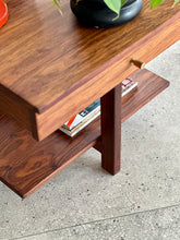 Load image into Gallery viewer, Mid-Century Headboard &amp; Pedestals
