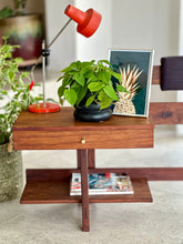 Load image into Gallery viewer, Mid-Century Headboard &amp; Pedestals
