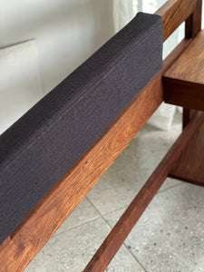 Mid-Century Headboard & Pedestals