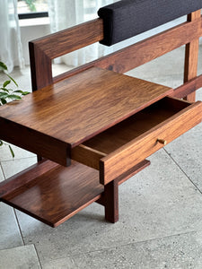 Mid-Century Headboard & Pedestals